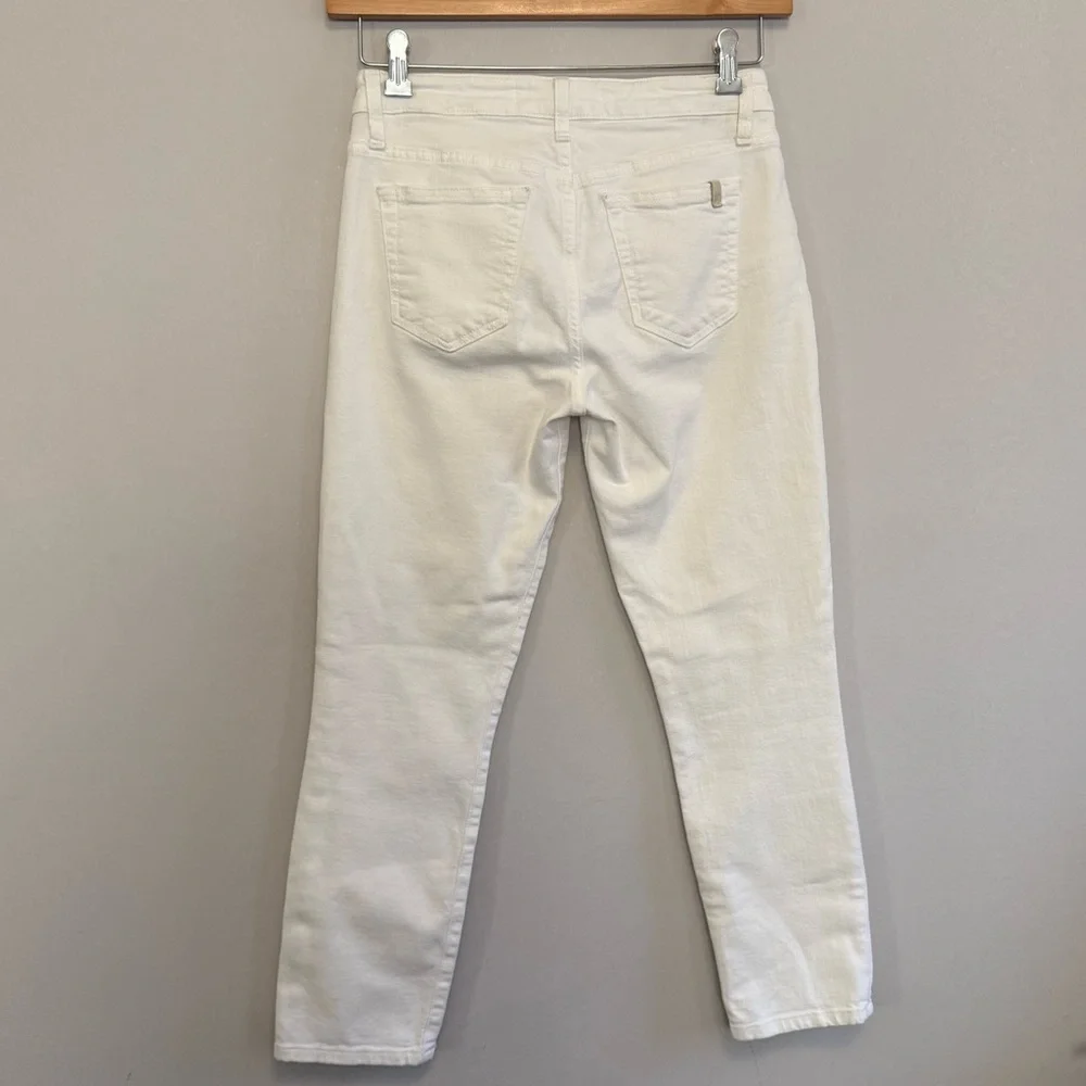 Joe's Jeans Women's Off-White Straight-Leg Jeans - Picture 8 of 16
